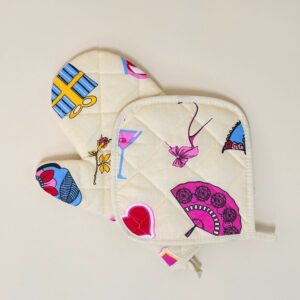 Kuhinjski set šareni motivi