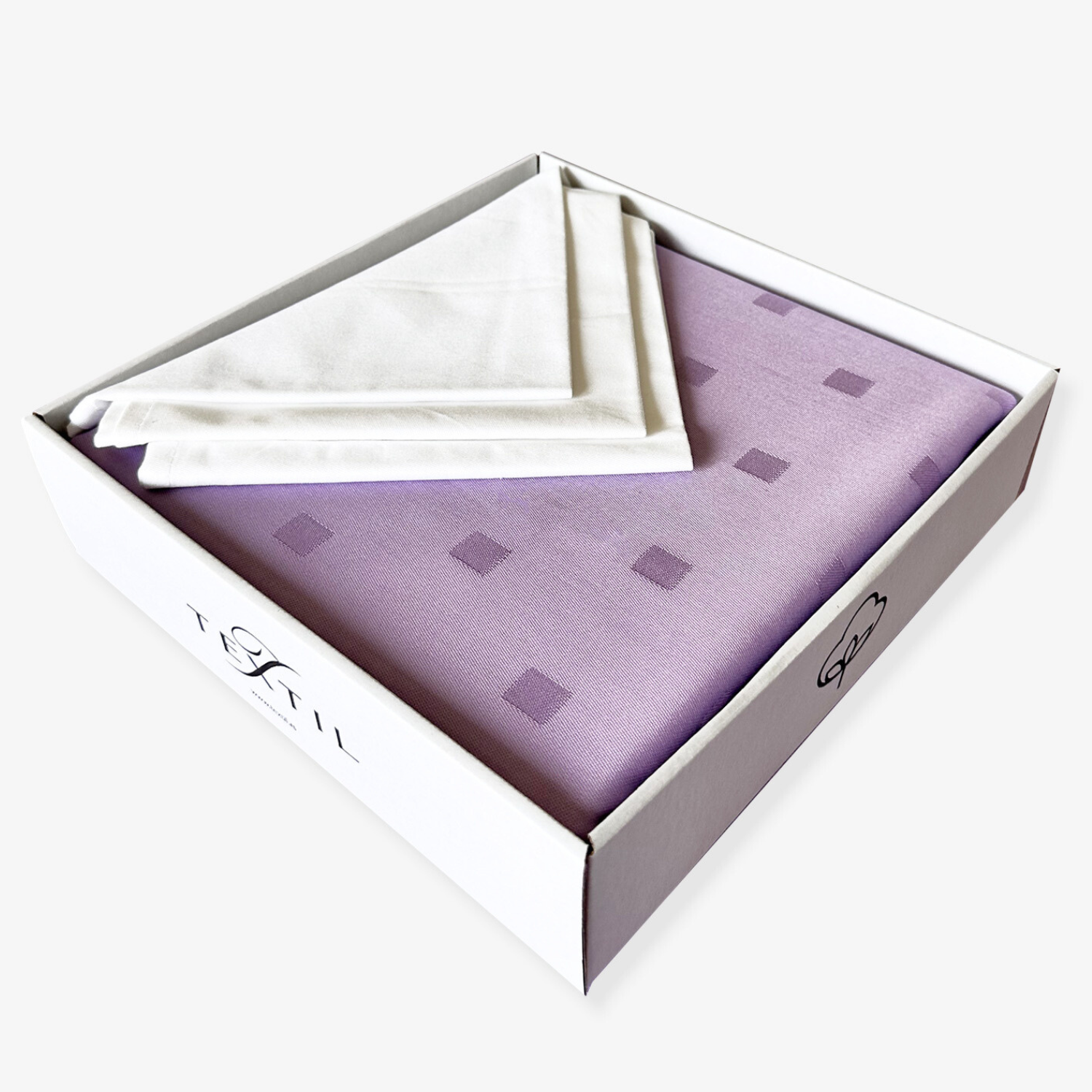 Set BISER stolnjak + 6 salveta Ljubišasta