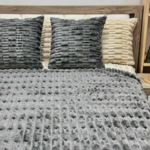 GRACE Prekrivač i pokrivač tamno siva